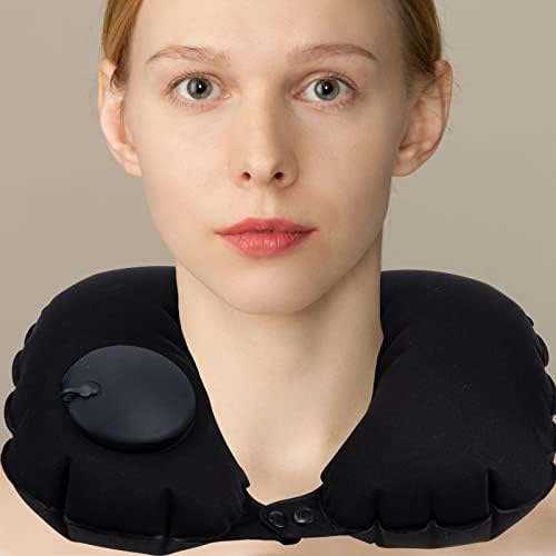 CHILDWEET Inflatable Travel Pillow - Comfortable Neck Pillow for Airplane Use Portable Travel Supply