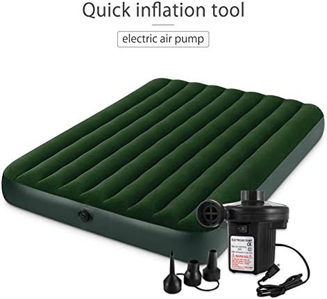 Electric Air Pump for inflatable boat pool and air mattress - 110V 3 nozzles quick inflate and durable