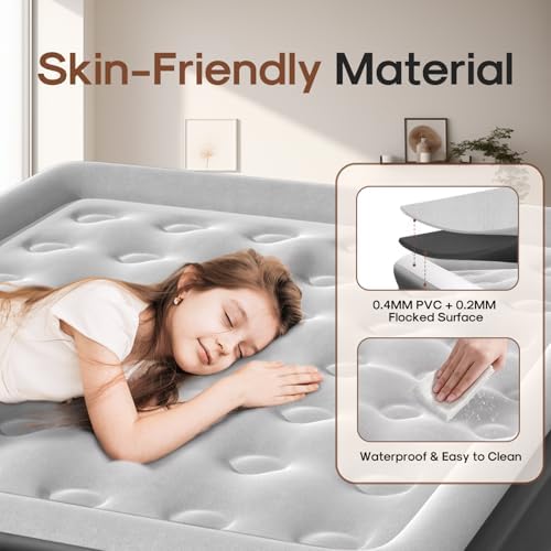 FrigiLife Air Mattress Queen with Pump
