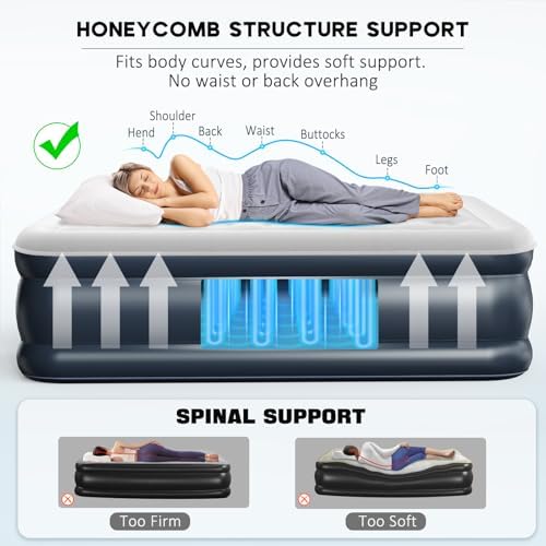 Perfect Match NAloneAir Mattress Twin with Built-In Pump