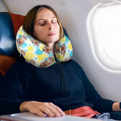 ALAZA Necks Travel Pillow Memory Foam Soft Washable Cover