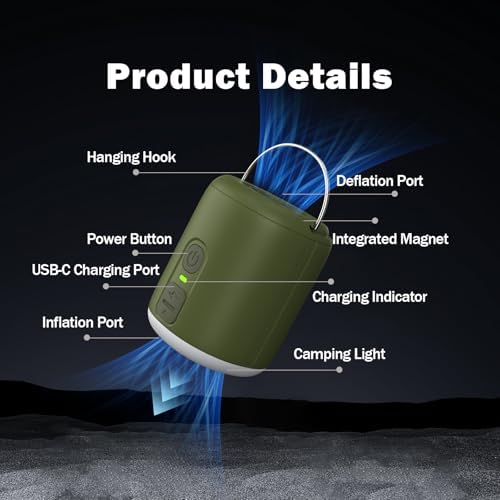 Powerful Travel Inflater for Camping Travel