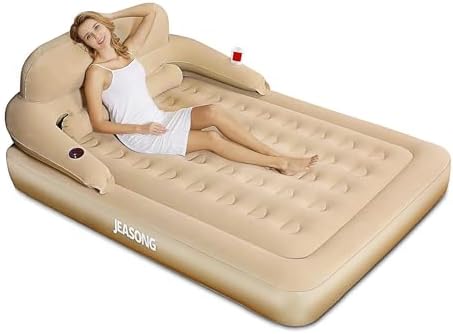 Ergonomic Air Mattress for Home Camp or Guest Use