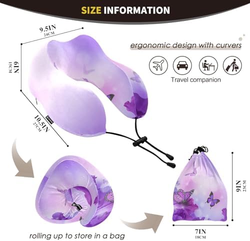 ALAZA Neck Travel Pillow for Sleeping and Comfort