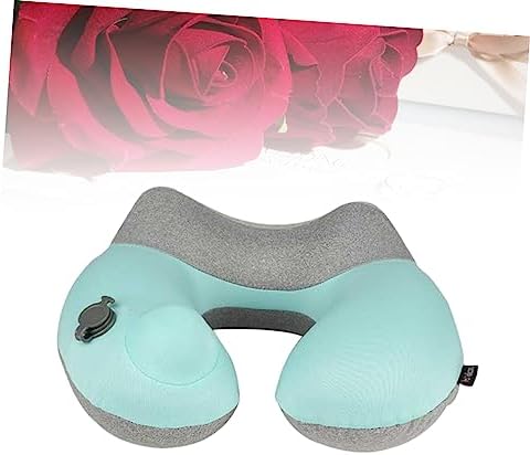 IMIKEYA Flatable Travel Pillow Compact Lightweight Neck Support for Travel and Comfort