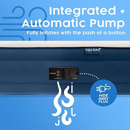 Whispair Plus Queen Air Mattress Nightfall Navy