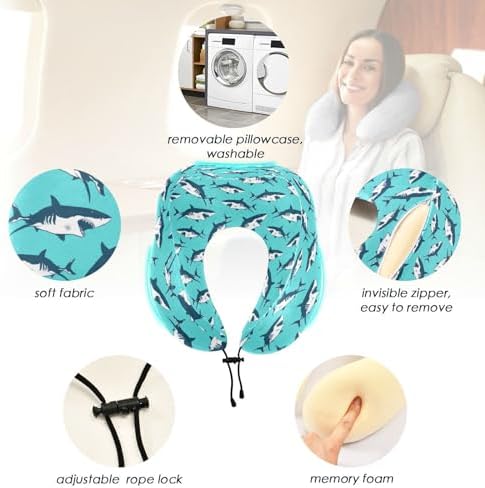 Durable Memory Foam Neck Pillow for Travel