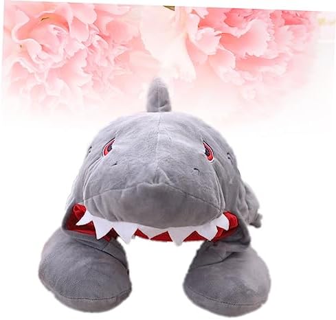 Shark Head Travel Pillow for Adults and Kids Unisex Perfect for Sleeping Wearing and Fun Parties