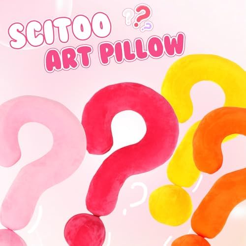 Car Pillow for Kids Neck Pillow Unique Question-Mark Design Perfect for Travel Daily Use