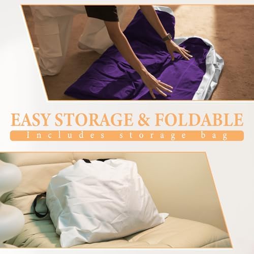 Queen Air Mattress with Built in Pump 18 Inch Velvet Top 3 Min Quick Inflation Waterproof 600 LB Capacity