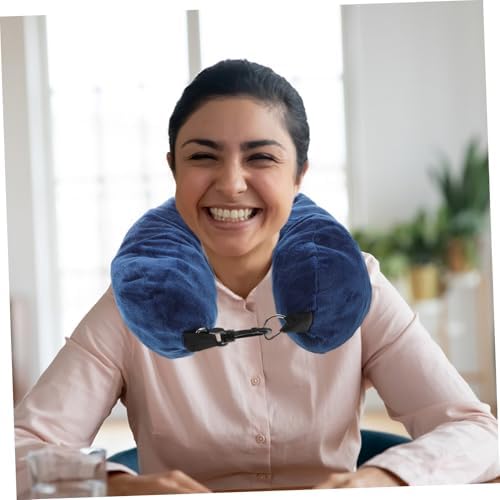 Adjustable Travel Neck Pillow with Storage Bag
