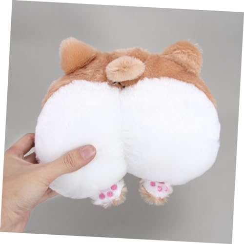 TOYANDONA Plush Car Pillow Corgi Design Comfort for Home Office and Travel