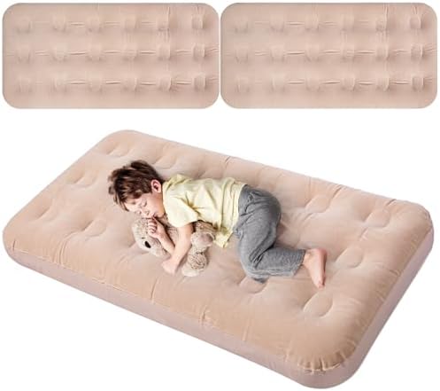Perfect 2-Piece - Inflatable Air Mattress for Kids Easy to Use Durable