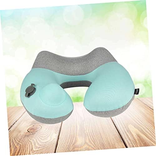 Zerodeko Inflatable Travel Pillow U-Shape Neck Pillow Portable Quick Inflation Set