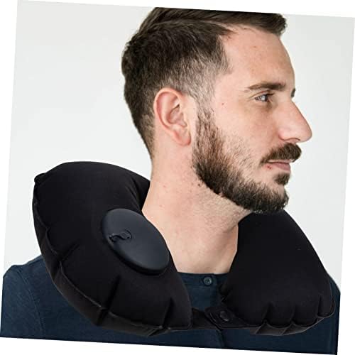 Healifty Comfortable Travel Pillow with Neck Support Portable Airplane Pillow for Long Flights