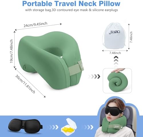 Memory Foam Neck Pillow for Travel