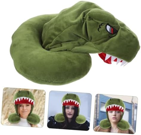 Cool Cylindrical Dinosaur Pillow for Travel