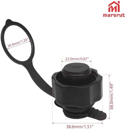 Intex Air Mattress Cap Replacement - 22mm 2-in-1 Plastic Inflatable Anti-Leak Plugs