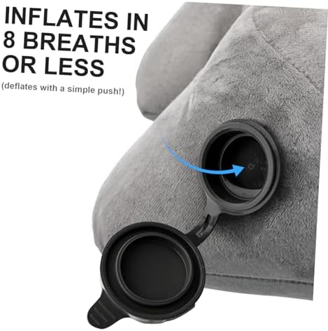 STOBAZA Inflatable Travel Pillow with Hood
