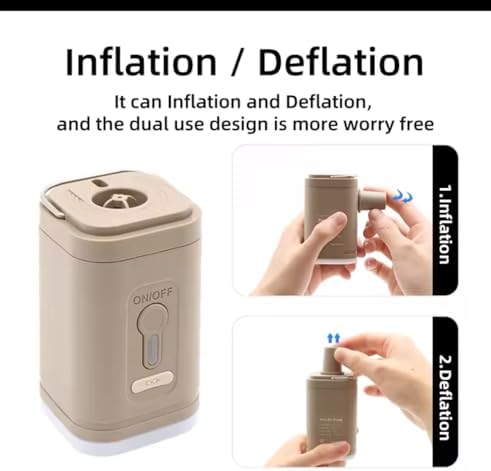Compact Camping Air Pump - Easy Inflation for Sleepover or camping trips