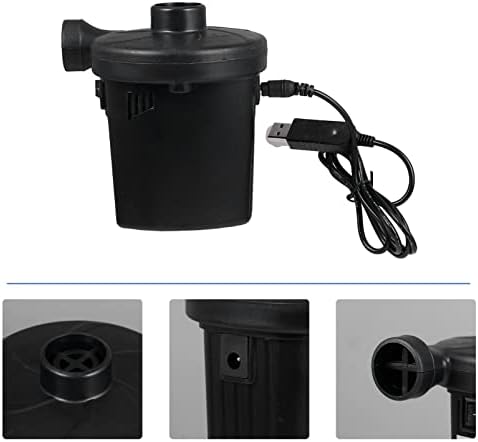 Rechargeable USB Electric Air Pump - Fast Inflater for Air Mattresses and Inflatables