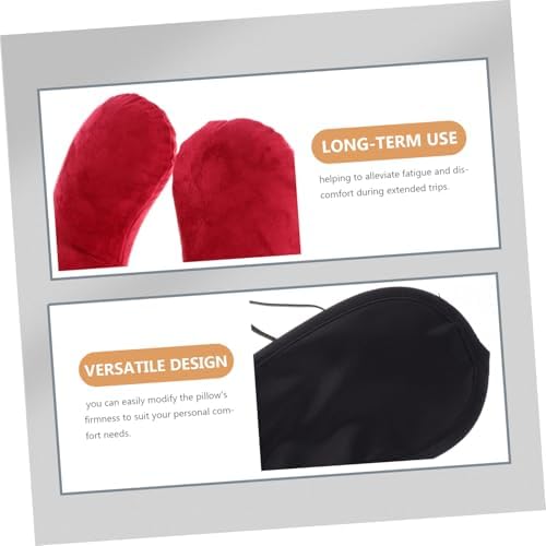 Firm Inflatable U-Shaped Neck Support Pillow for Ergonomic Travel Comfort