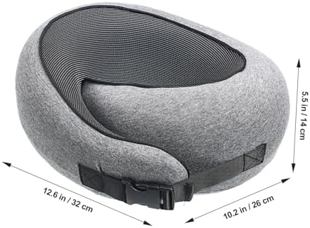 Adjustable U-Shaped Travel Pillow for Comfort Neck Support Car Airplane Use