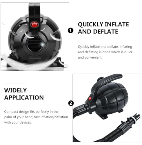 Cabilock Electric Air Pump 600W-Compact Quick InflatDeflate for Boats More