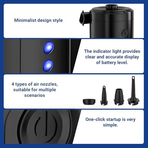 Revolutionize Your Setup with 4000Pa Air Pump Suppressing Inflation Delays