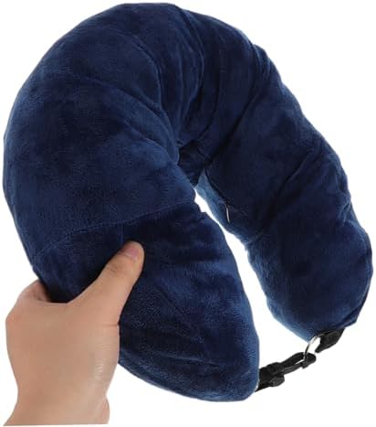 Adjustable Travel Neck Pillow with Storage Bag