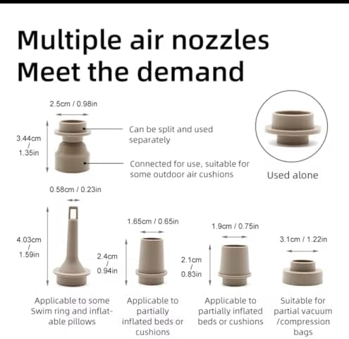Compact Camping Air Pump - Easy Inflation for Sleepover or camping trips