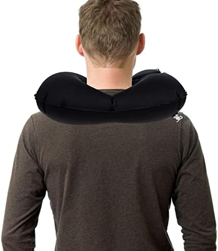 Portable Inflatable Travel Pillow Neck Support for Car Plane Office and Train