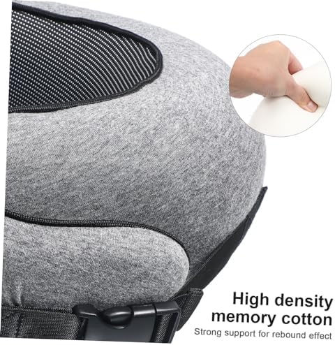 Luxshiny Travel Pillow Ergonomic Neck Support for Airplane Car Train
