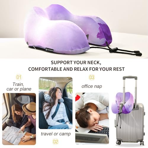 ALAZA Neck Travel Pillow for Sleeping and Comfort