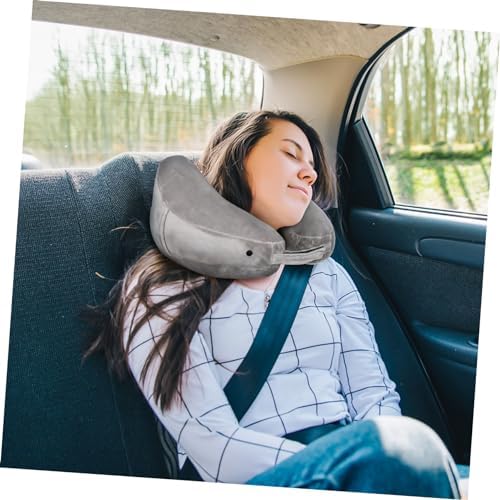 STOBAZA Inflatable Travel Pillow with Hood
