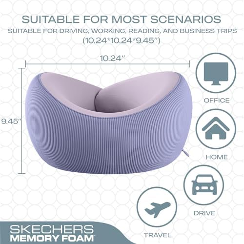 Memory Foam Travel Pillow Ergonomic Design for Comfort