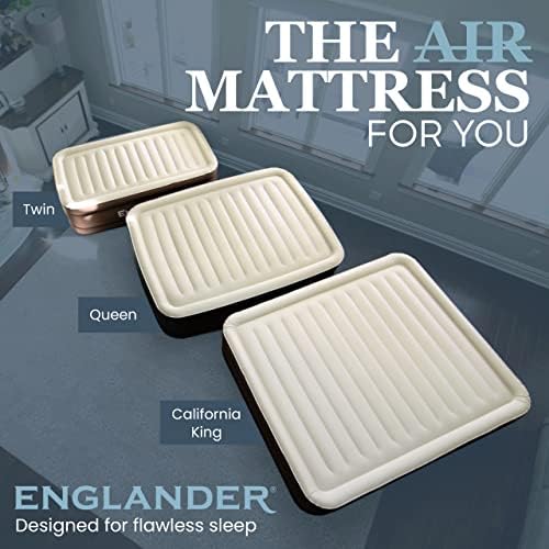 Engladder Twin Air Mattress - Double High 300-LB Capacity Luxury Camping Bed