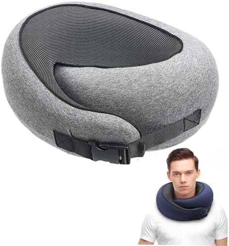 Adjustable Shaped Travel Pillow for Neck Support Comfort