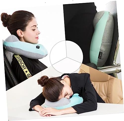 MAGICLULU Inflatable U Shape Neck Pillow Travel Set