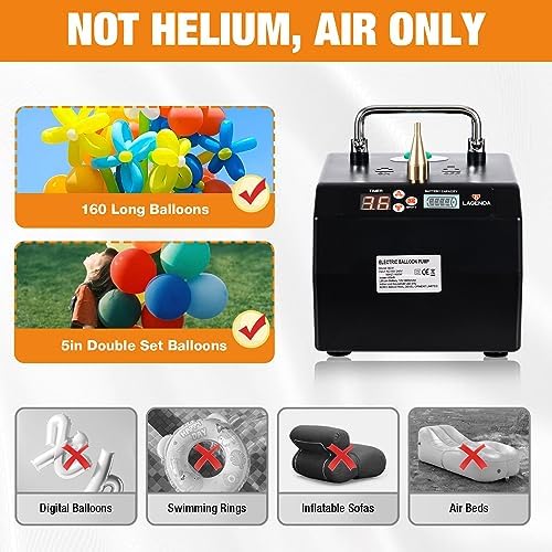 Seamless Party Balloon Pump 110V 1400W
