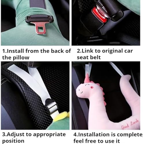 Japado Cute Cartoon Travel Pillow for Car Rides Comfort for Kids