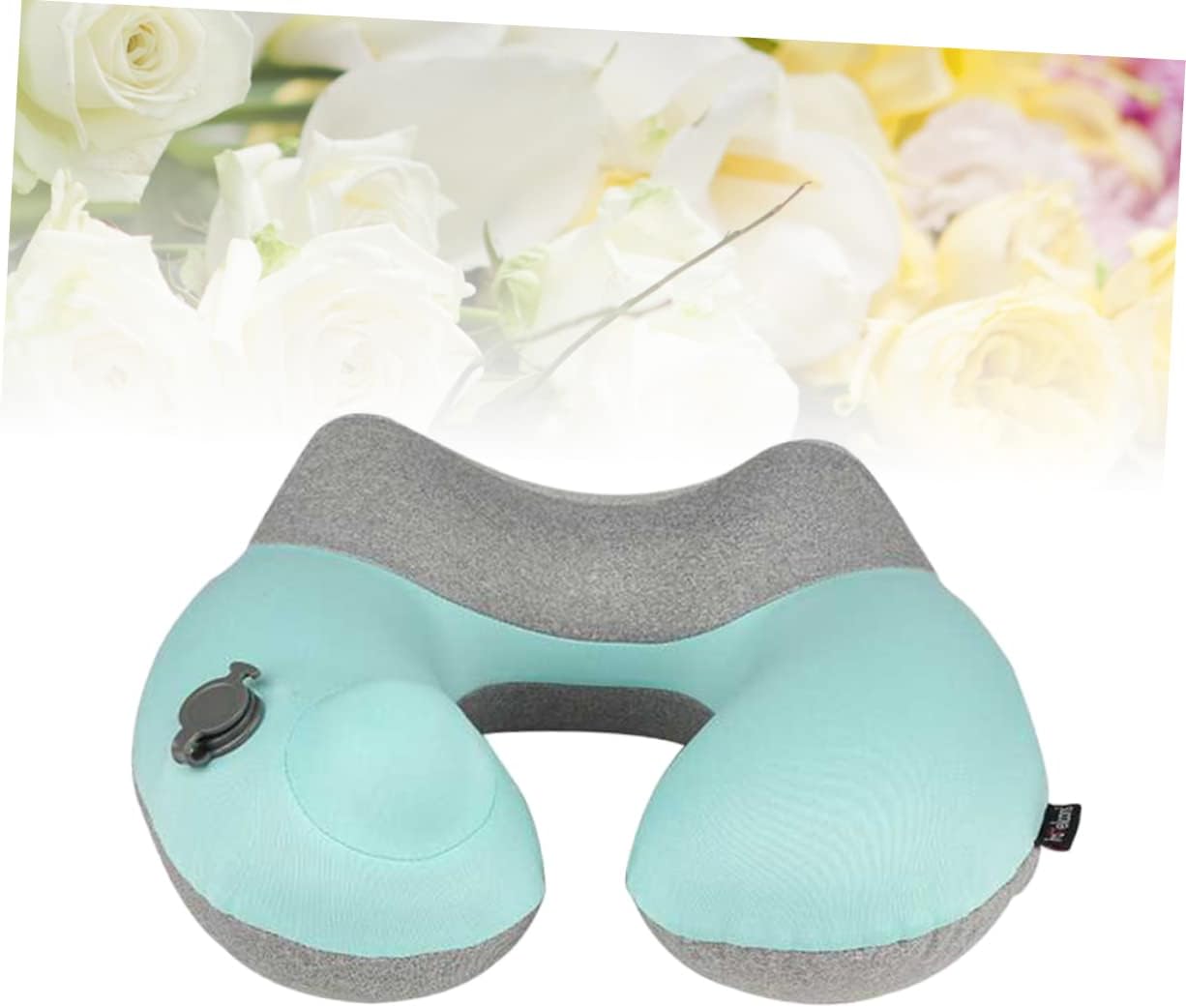 IMIKEYA Flatable Travel Pillow Compact Lightweight Neck Support for Travel and Comfort