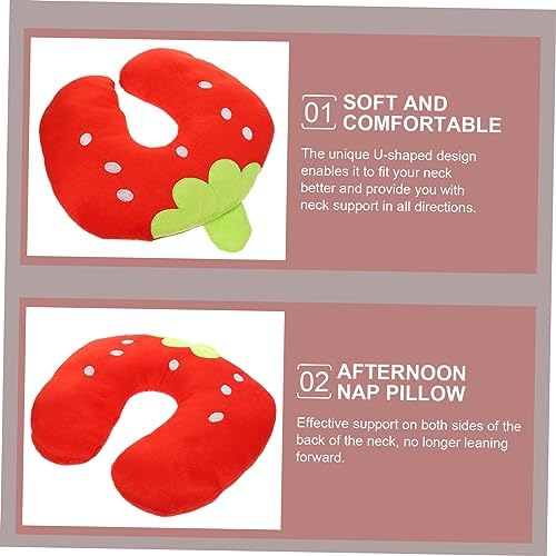 LIFKOME U-Shaped Travel Neck Pillow with PP Cotton Fill