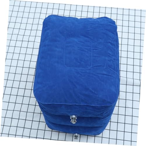 GRIRIW Inflatable Foot Rest Pillow for Travel and Office Comfort