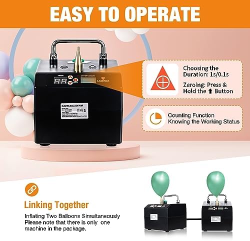 Seamless Party Balloon Pump 110V 1400W