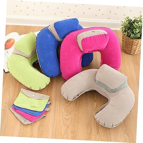 Lightweight U-Shaped Travel Pillow with Neck Support and Earplugs