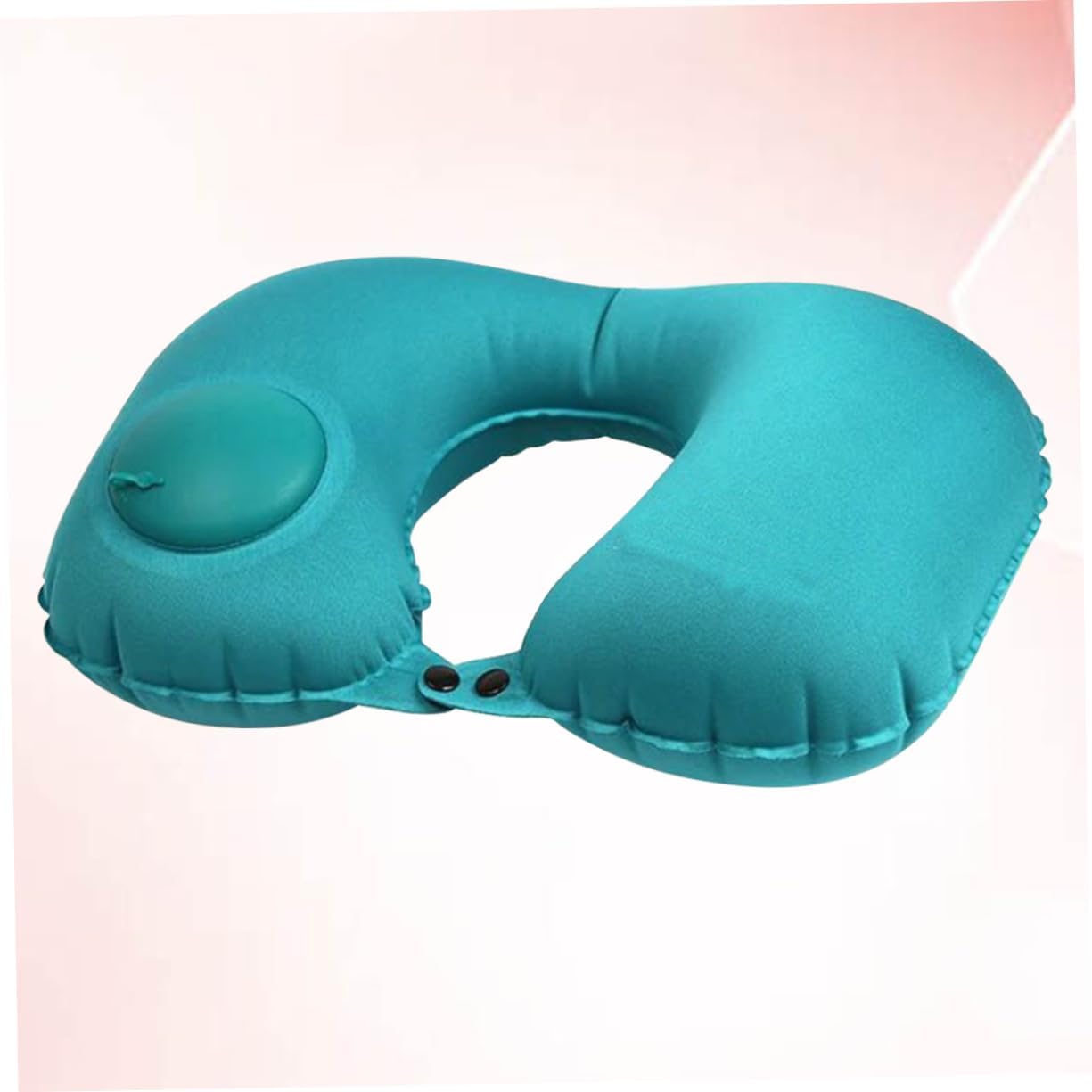 2-Piece Neck Cushion Inflatable Travel Pillow for Airplane - Comfortable Support for Travel Neck and Easy Use