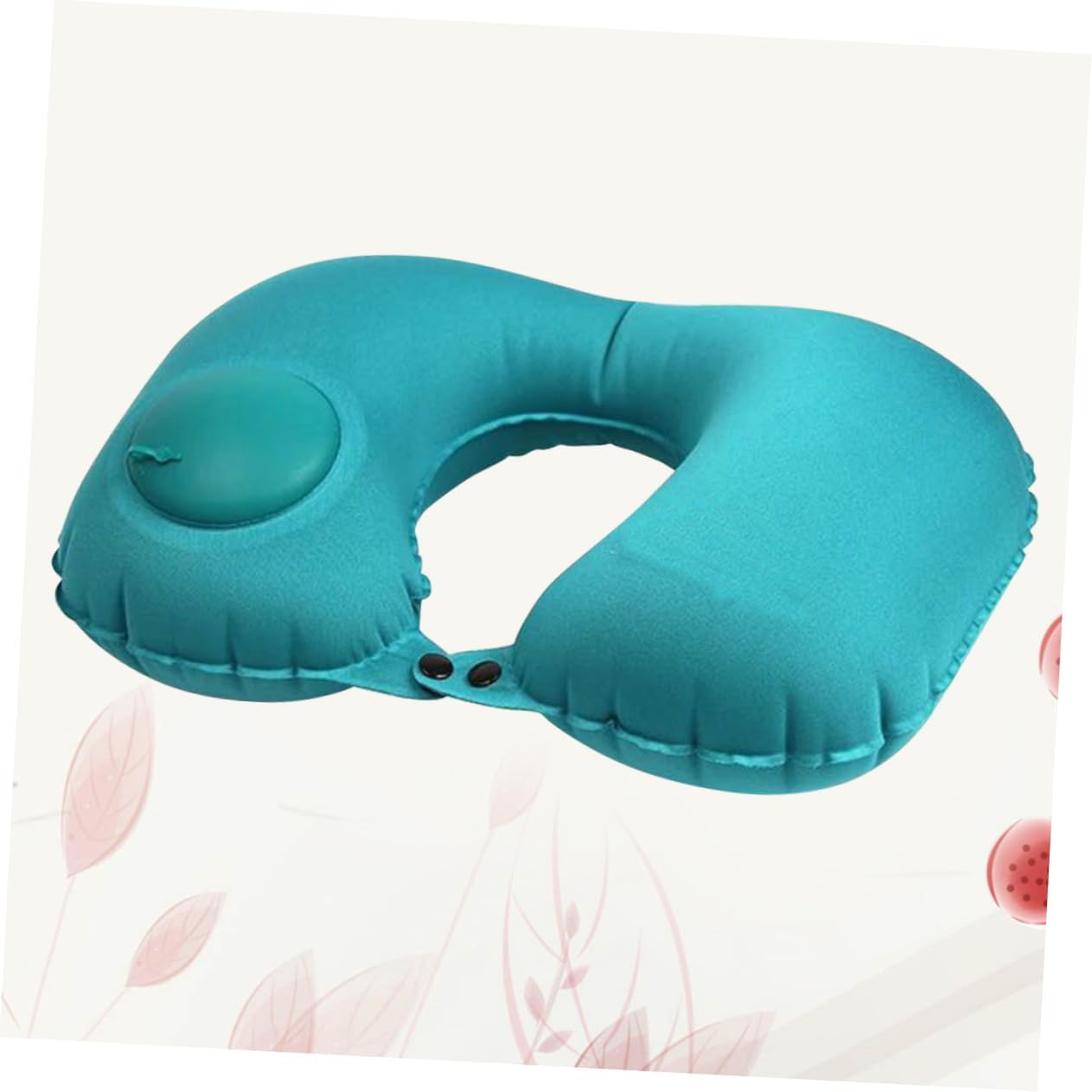 2-Piece Neck Cushion Inflatable Travel Pillow for Airplane - Comfortable Support for Travel Neck and Easy Use