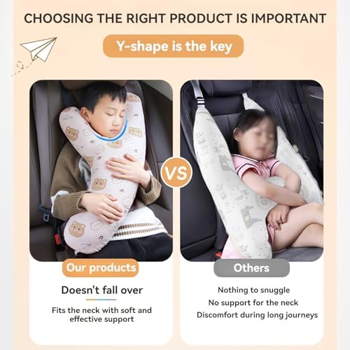 Car Headrest Pillow for Kids