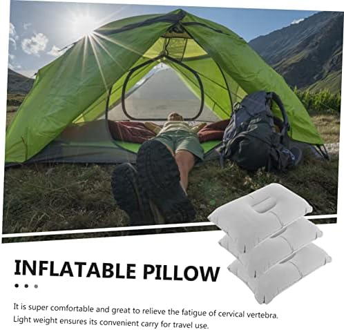 Ergonomic Multi-Functional Travel Pillow for Camping and Airplane Sleep Comfortable Support for Neck and Back
